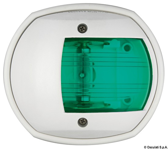 Fanale Sphera verde/bianco